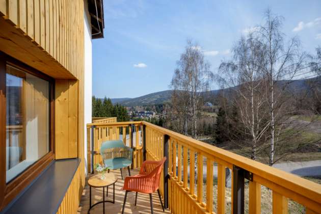 Dvoulůžkový pokoj s balkonem | Bellevue Ski & Spa Hotel Harrachov 