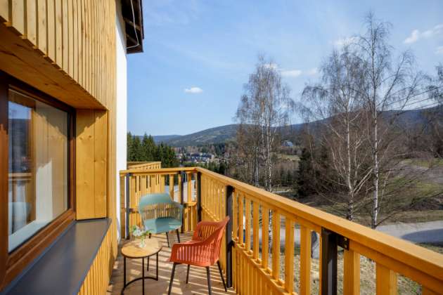 Dvoulůžkový pokoj s balkonem | Bellevue Ski & Spa Hotel Harrachov 