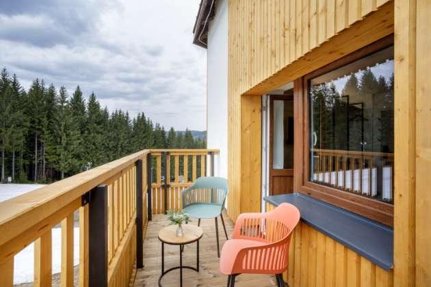 Dvoulůžkový pokoj s balkonem | Bellevue Ski & Spa Hotel Harrachov 
