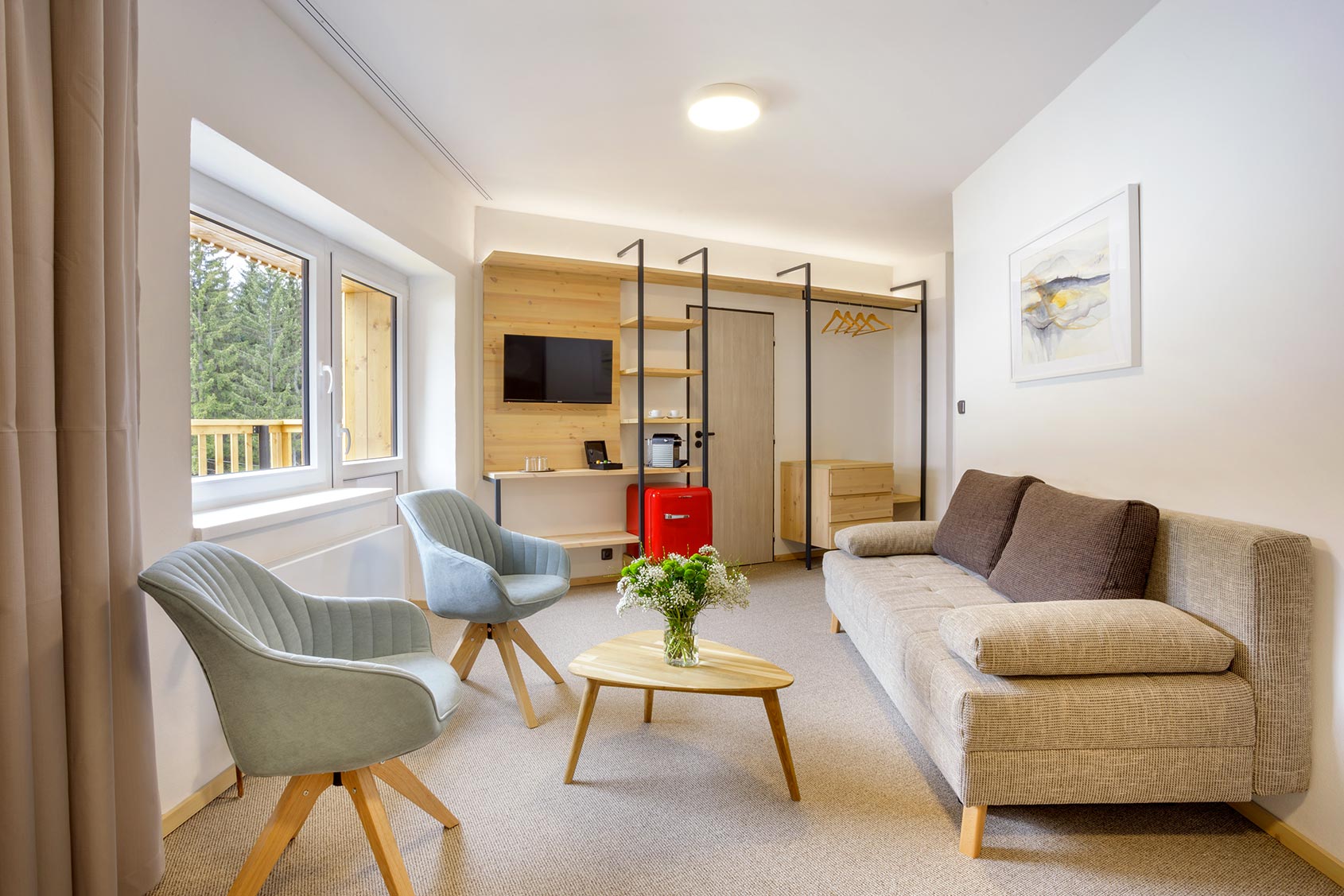 Bellevue Ski & Spa Hotel Harrachov DVOULŮŽKOVÝ SUPERIOR S BALKONEM A ROZKLÁDACÍ POHOVKOU